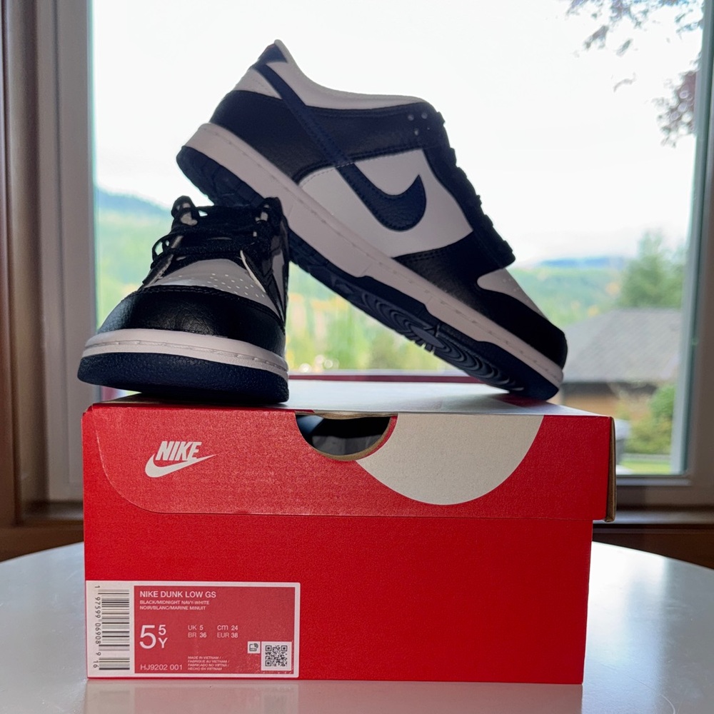 Nike Dunk Low GS Black White/Navy/black Sneakers